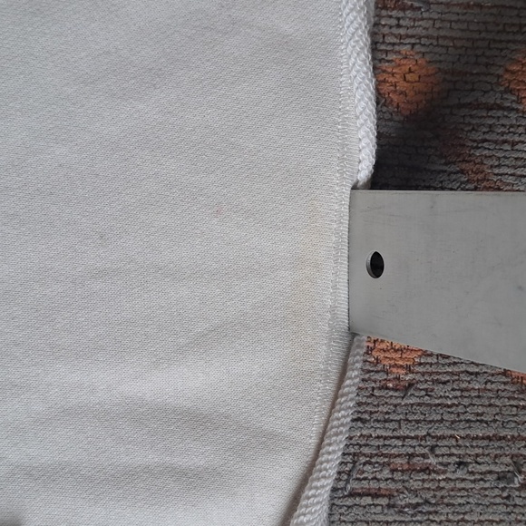 Adidas Hoodie Sweatshirt Womens XS Cropped Recycled Cotton 3 Stripe Performance - Picture 6 of 9